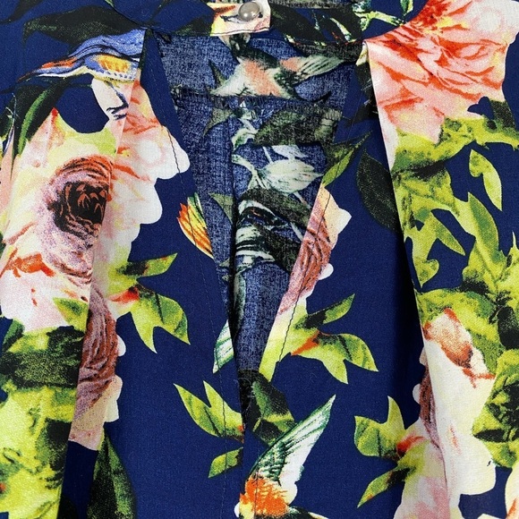 Umgee Boho Floral Peasant Dress size Medium - Picture 14 of 15